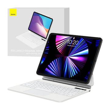 BASEUS Futrola s tipkovnicom za iPad Baseus Brilliance PRO 10, 10.9&quot; (bijela)