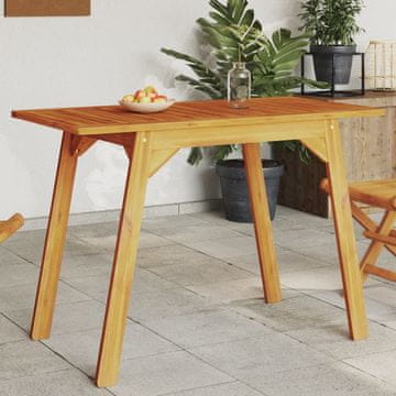 Vidaxl Vrtni blagovaonski stol 110x56x75 cm Masivno drvo akacije