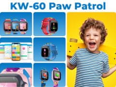 Forever KW-60 Paw Patrol dječji pametni sat, LBS, poziv, SOS, aplikacija, rozi (Sky)