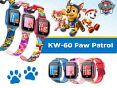 Forever KW-60 Paw Patrol dječji pametni sat, LBS, poziv, SOS, aplikacija, rozi (Sky)
