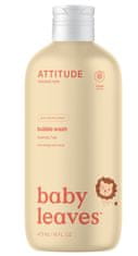 Attitude Baby Leaves pjena za kupanje za bebe, s mirisom soka od kruške, 473 ml