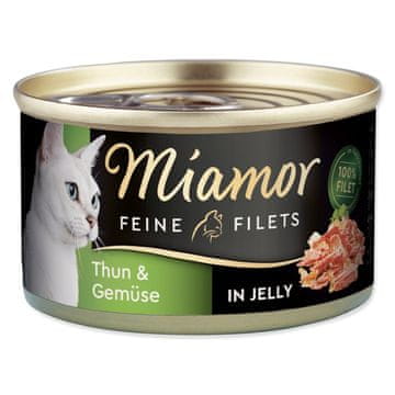 Miamor Cat Filet konzerva tuna+povrće u želeu 100g