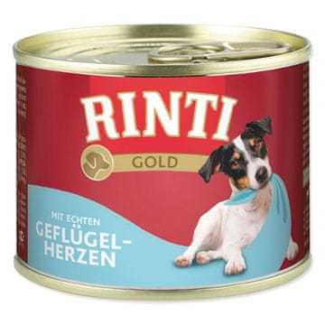 Rinti Dog Gold konzerva pileća srca 185g