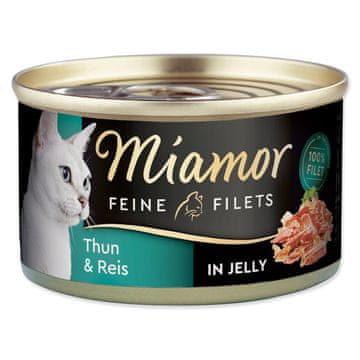 Miamor Cat Filet konzerva tuna+riža u želeu 100g