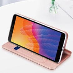 HURTEL Case Skin Pro police za knjige za Huawei Y5p Roza