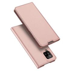 HURTEL Case Skin Pro police za knjige za Samsung Galaxy A42 5G Roza