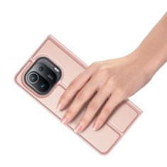 HURTEL Case Skin Pro police za knjige za Xiaomi Redmi Note 9t 5g ružičasta