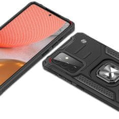 HURTEL Slučaj robustan prstenasti oklop za iPhone 13 Pro Max Roza