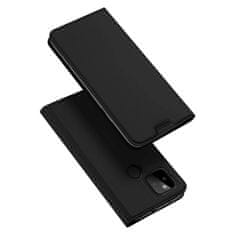 HURTEL Case Skin Pro police za knjige za Google Pixel 5a Black