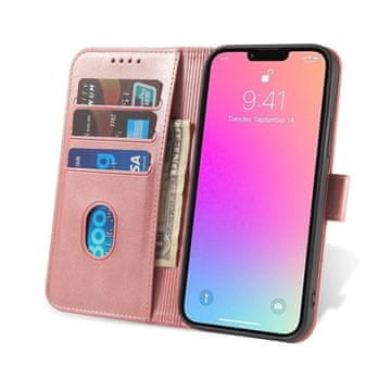 HURTEL Magnetna maska sa postoljem za iPhone 13 mini pink