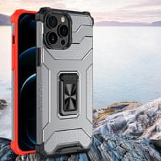 HURTEL Case Crystal Ring Armour futrola za iPhone 13 Pro Max Black Black
