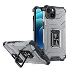 HURTEL Slučaj kristalnog prstena za iPhone 12 mini crno