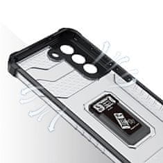HURTEL Slučaj kristalnog prstena za Samsung Galaxy S21+ 5g crna