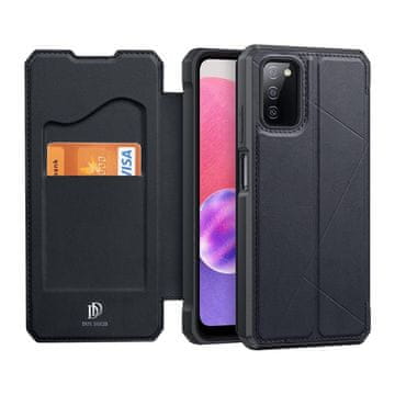 HURTEL Maska Skin X Bookcase za Samsung Galaxy A03s crna