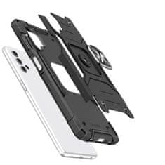 HURTEL Slučaj robustan prstenasti oklop za Samsung Galaxy A33 5G Black