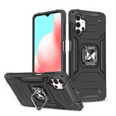 HURTEL Slučaj robustan prstenasti oklop za Samsung Galaxy A33 5G Black
