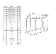 Linder Exclusiv Vrtni plastenik MC4308 169x200x77 cm