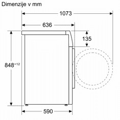 Bosch WGG244F3BY Series 6 perilica rublja, 9 kg, bijelo-crna