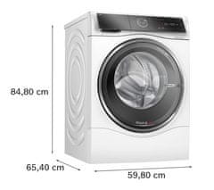 Bosch WNC254A0BY Series 8 perilica-sušilica 10,5/ 6 kg, crno-bijela