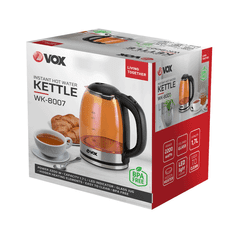 VOX electronics WK8007 kuhalo za vodu, 1,7 l, narančasto