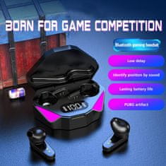 R2Invest Bluetooth 5.0 gaming bežične slušalice LED RGB i powerbank X15