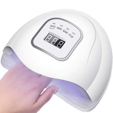 R2Invest 120W X5 MAX UV LED lampa za gelirane nokte LCD