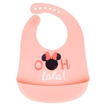 Minnie Mouse - Silikonski podbradnik s džepom (Indigo snovi)