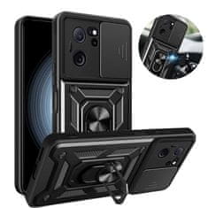 R2Invest Slučaj za klizni prsten za Xiaomi Redmi Redmi Note 10 Pro Black