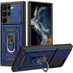 R2Invest Case Slide Ring maska za Samsung Galaxy A13 5G plava