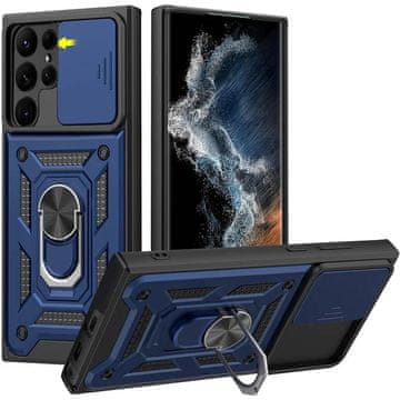 R2Invest Case Slide Ring maska za Samsung Galaxy A13 5G plava