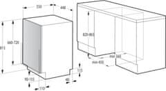 Gorenje GV561C10 ugradbena perilica posuđa