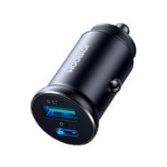 Joyroom JR-CCN05 auto punjač USB / USB-C 30W, crno