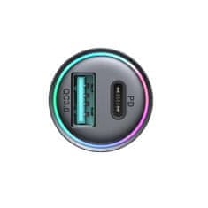 Joyroom JR-CCN04 auto punjač USB / USB-C 60W, crno