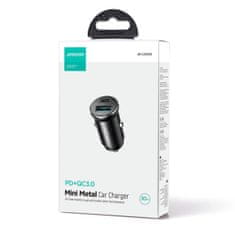 Joyroom JR-CCN05 auto punjač USB / USB-C 30W, crno