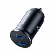 Joyroom JR-CCN06 auto punjač 2x USB-C 30W, crno