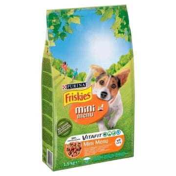 Friskies FRISKIES Mini Menu Piletina sa povrćem - 1,5 kg