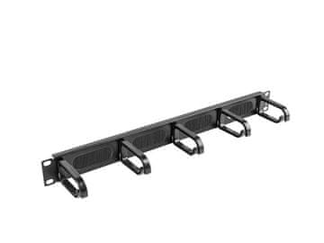 Lanberg Lanberg AK-1203-B panel za organizaciju kablova 19", 1U, crni