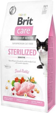 Brit Brit care cat grain-free sterilised sensitive - suha hrana s kunićem za sterilizirane mačke - 7 kg