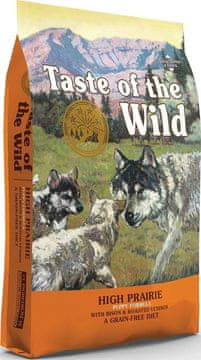slomart Taste of the Wild Puppy High Prairie suha hrana za pse 12,2 kg