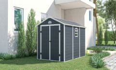 IWHOME Vrtna Kućica APATE E 5,32 m² tamno siva IWH-10230053