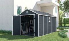 IWHOME Vrtna Kućica APATE J 11,04 m², tamno siva, IWH-10230056