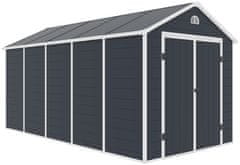 IWHOME Vrtna Kućica APATE J 11,04 m², tamno siva, IWH-10230056