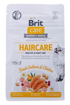 Brit Brit care grain-free adult haircare healthy&shiny coat - takva hrana za mačke - 400 g