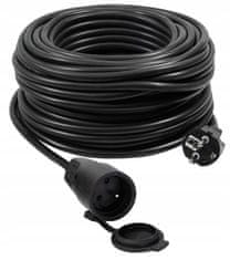 Vertex VERTEX PZO50M kolut za produžni kabel, 50m, 3x2.5mm², crni