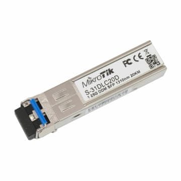 Mikrotik FO pretvarač SFP Mini-GBIC Giga Singlemode S-31DLC20D