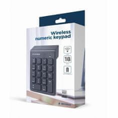 Gembird bežična numerička tipkovnica KPD-W-02 crna