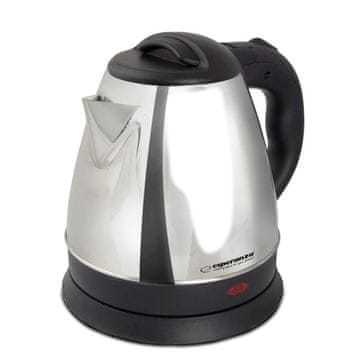 ESP Esperanza EKK116S električno kuhalo za vodu, 1 L, 1350 W, Srebrna