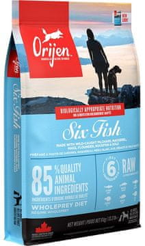 Orijen ORIJEN Six Fish - suha hrana za pse - 6 kg
