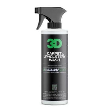 3D CAR CARE 3D GLW Series Carpet & Upholstery sredstvo za čišćenje, 473 ml