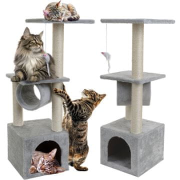 Mersjo Grebalica za mačke, kućica, krevet, bračni 92 cm